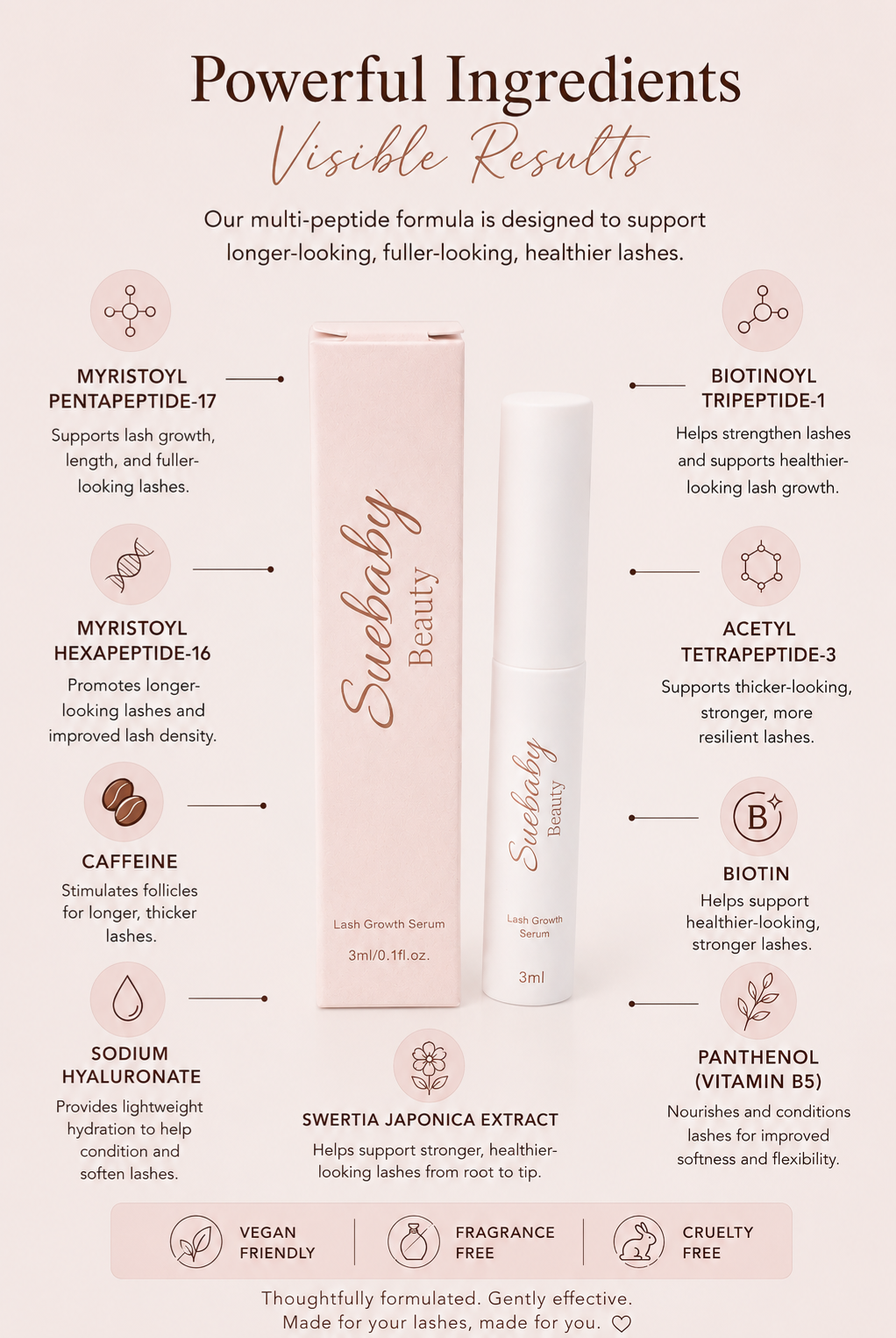 Suebaby Beauty - Lash Growth Serum